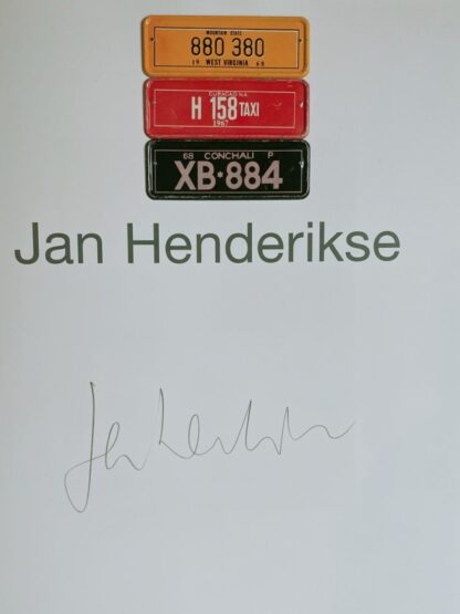 Jan Henderikse - Boek + Baseball carda + Number plates - Kunstadvies Hanneke Janssen