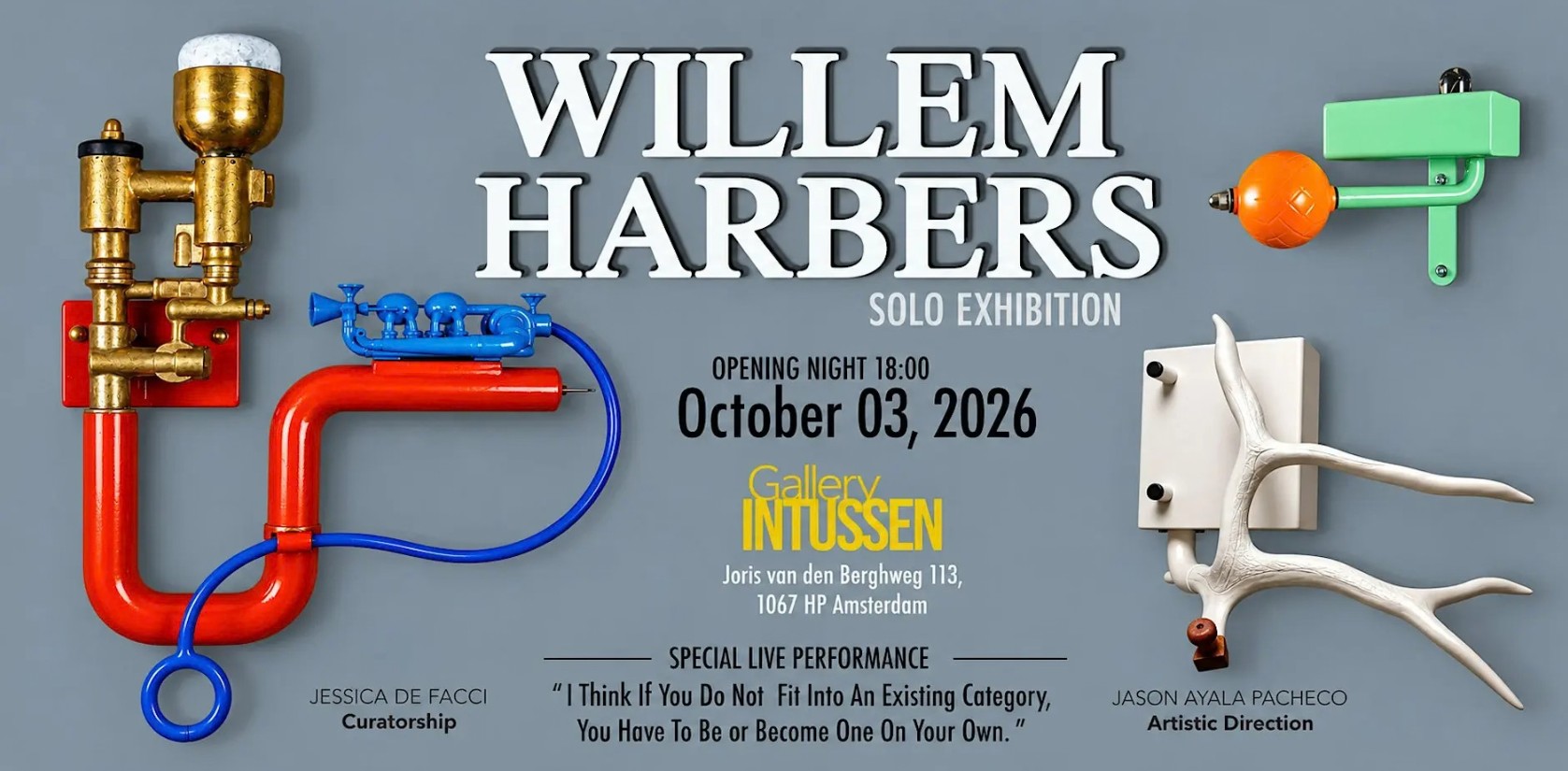 Willem Harbers Solo - Gallerij Intussen Amsterdam